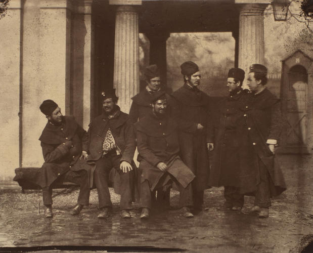 Wounded Grenadier Guards who served in the Crimean War