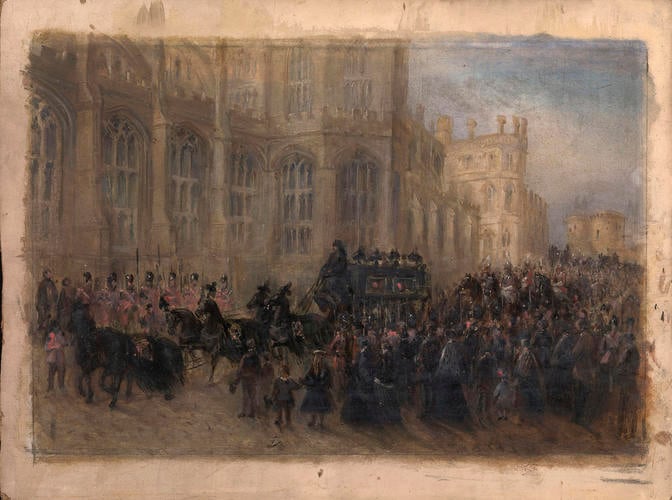 The Funeral of Prince Albert, The Prince Consort, 23 December 1861