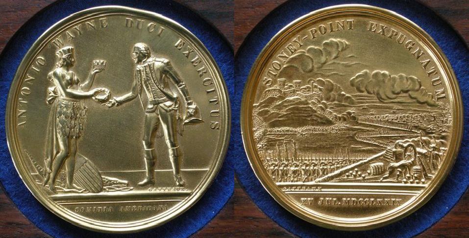 U. S. A. Medal commemorating the storming of Stony Point, 1779 U. S. A. Medal commemorating the storming of Stony Point, 1779