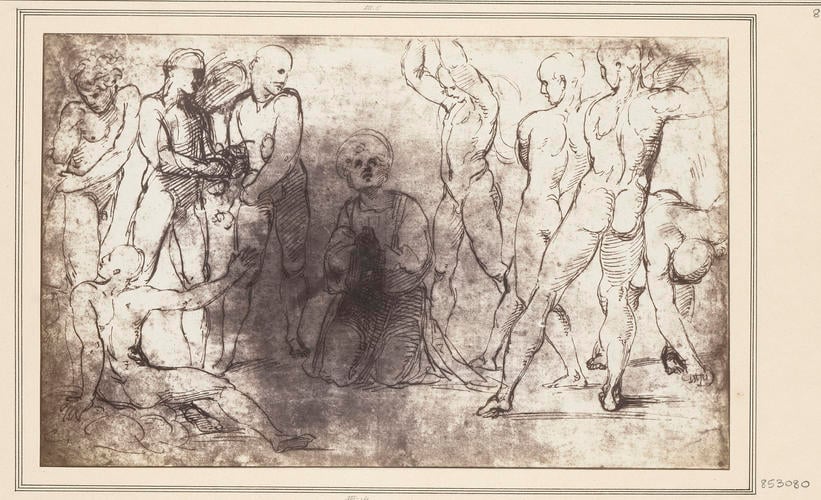 The stoning of St Stephen