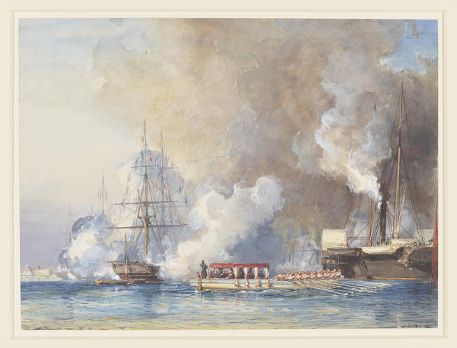 Royal visit to Louis-Philippe: Queen Victoria's departure from Le Treport, 7 September 1844