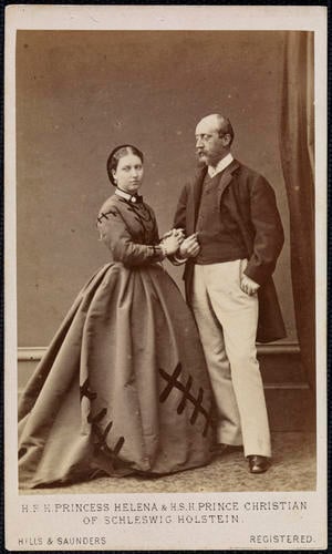 Princess Helena and Prince Christian of Schleswig-Holstein