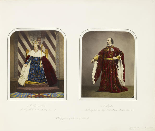 Mr Charles Kean (1811-68) as King Richard II