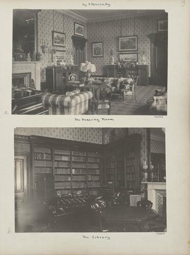 Photograph of the Drawing Room at Balmoral, c. 1900