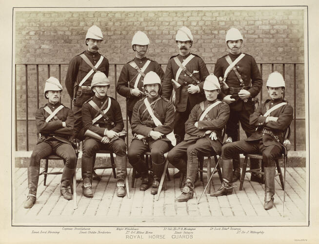 Soldiers from the Royal Horse Guards who served in the Anglo-Egyptian War