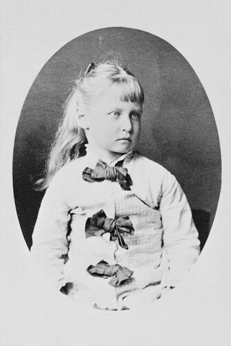 Princess Marie of Hesse, 1878 [in Portraits of Royal Children Vol. 23 1878-79]