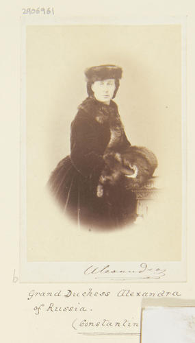 Grand Duchess Alexandra of Russia (Constantine) [Photographic Portraits Vol. 4/62 1861-1876]