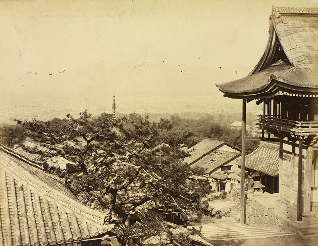 'Kioto from Kiyo-Midzu'; View of Kyoto from Kiyomizu-dera 'Kioto from Kiyo-Midzu'; View of Kyoto from Kiyomizu-dera
