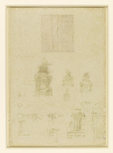 Sketches for the Trivulzio monument, and other studies