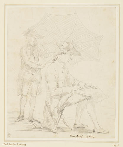 Paul Sandby sketching Paul Sandby sketching