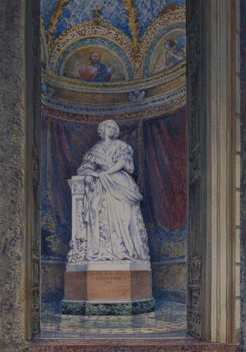 Frogmore: statue of the Duchess of Kent in Her Mausoleum