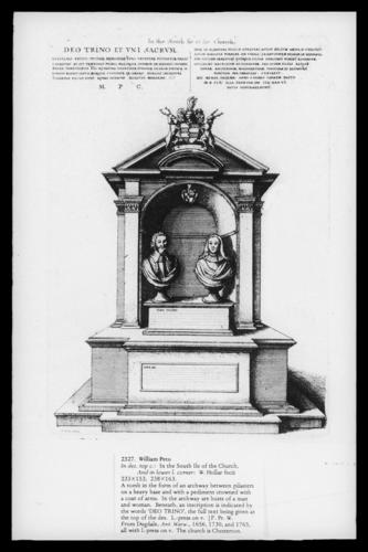 Monument to William Peto at Chesterton Monument to William Peto at Chesterton