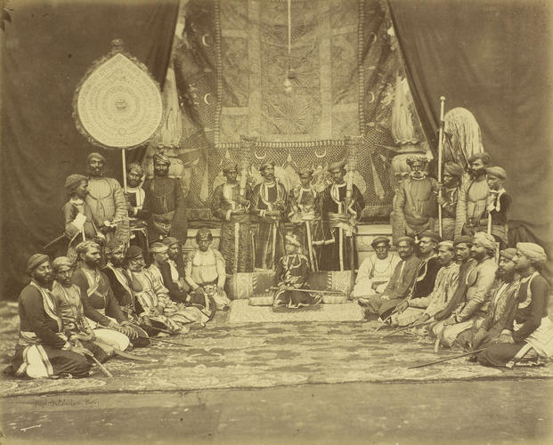 HH Shri Maharajah Jashwamt Singh, 11th Maharajah of Bharatpur (1851-93) and Suite: Prince of Wales Tour of India 1875-6 (vol. 4) HH Shri Maharajah Jashwamt Singh, 11th Maharajah of Bharatpur (1851-93) and Suite: Prince of Wales Tour of India 1875-6 (vol. 4)