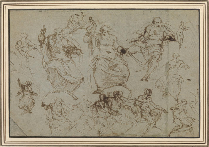 God the Father with Christ and the Virgin