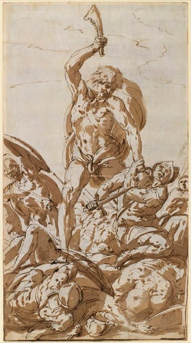 Samson slaying the Philistines Samson slaying the Philistines