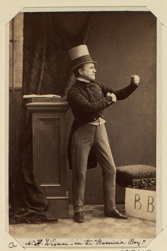 Horace Wigan (c. 1851-85) in the 'Benicia Boy'