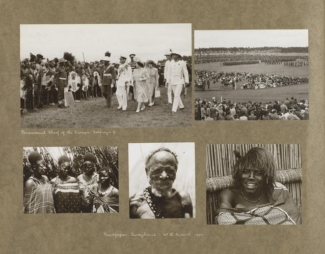 Royal visit to Goedgegun, now Nhlangano, Swaziland, South Africa