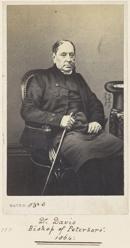 Dr Davis, Bishop of Peterborough, 1864 [Photographic Portraits Vol. 4/62 1861-1876]