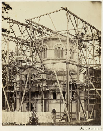 Construction of the Mausoleum at Frogmore Construction of the Mausoleum at Frogmore