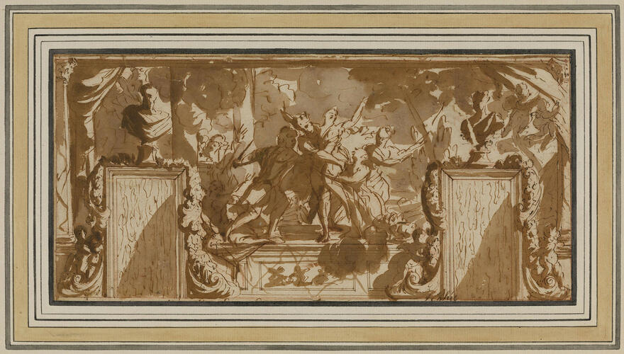 A design for a wall decoration