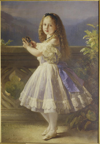 Princess Beatrice, later Princess Henry of Battenberg (1857-1944) when a child