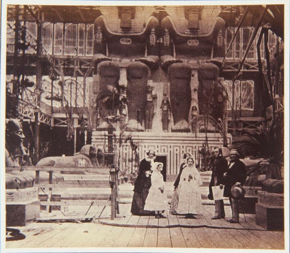 'The Egyptian Court at the Crystal Palace' 'The Egyptian Court at the Crystal Palace'
