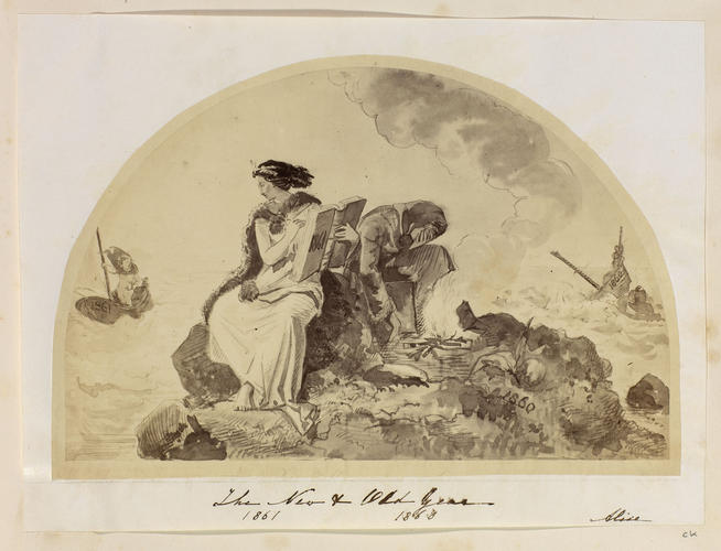 Master: Madame de Coninck's Albums: Princess Alice
Item: The New & Old Year