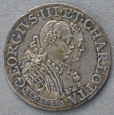 Medal commemorating the Marriage of King George III and Princess Charlotte, 1761 Medal commemorating the Marriage of King George III and Princess Charlotte, 1761