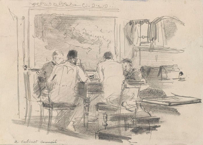 A cabinet council, 4 November 1875