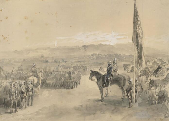 Visit of the Prince of Wales to India, November 1875 - January 1876: Review at Pune, 15 November