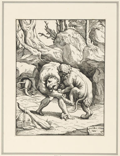 Hercules Strangling the Nemean Lion Hercules Strangling the Nemean Lion