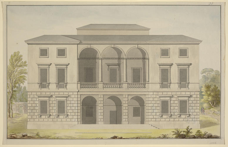 [Elevation of the Casino at Caprarola]