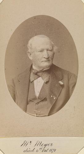 Mr Meyer. [Royal Household Portraits. Volume 55. ]
