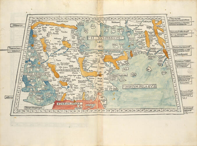 Cosmographia / Claudius Ptolemaeus ; translated by Jacobus Angelus ; edited by Nicolaus Germanus