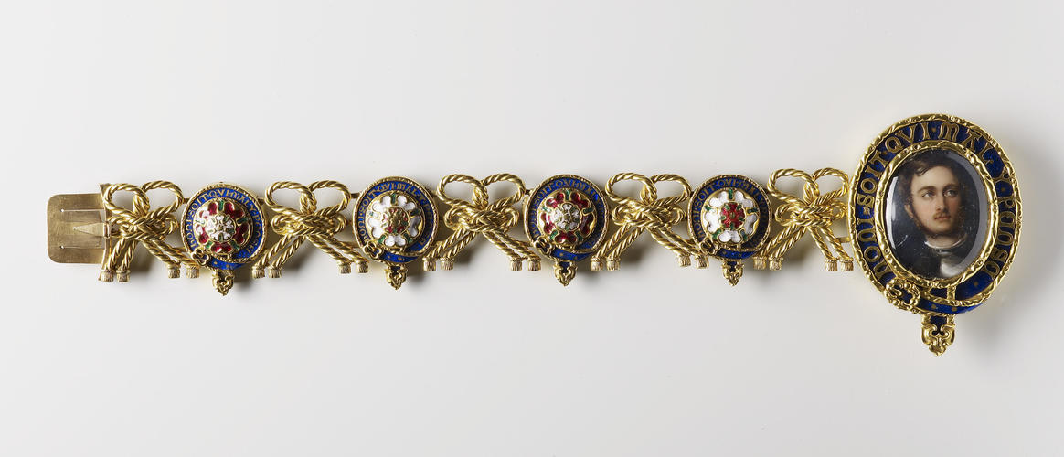 Bracelet with a miniature of Prince Albert