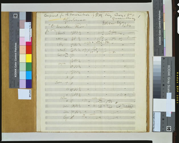 O hearken thou : full score / by Edward Elgar