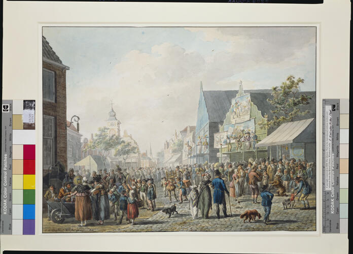 A town fair with 'The Capture of Cairo'