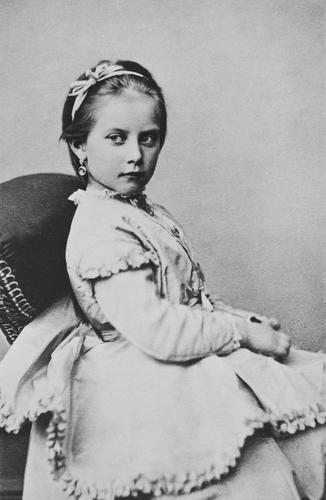 Princess Charlotte of Prussia, November 1868 [in Portraits of Royal Children Vol. 13 1868-69]