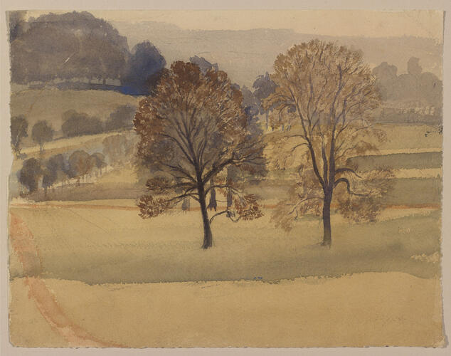 A landscape with trees