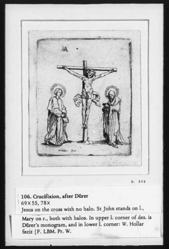Crucifixion, after Dürer Crucifixion, after Dürer