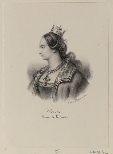 Master: [lithographs of the rulers of France from Pharamond, King of the Franks to Napoléon]
Item: Arvine