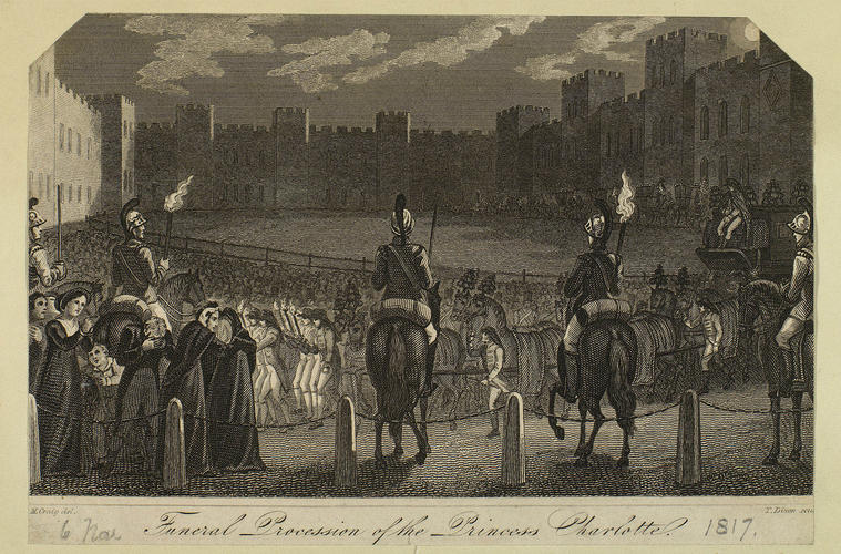 Funeral Procession of the Princess Charlotte [Windsor Castle]