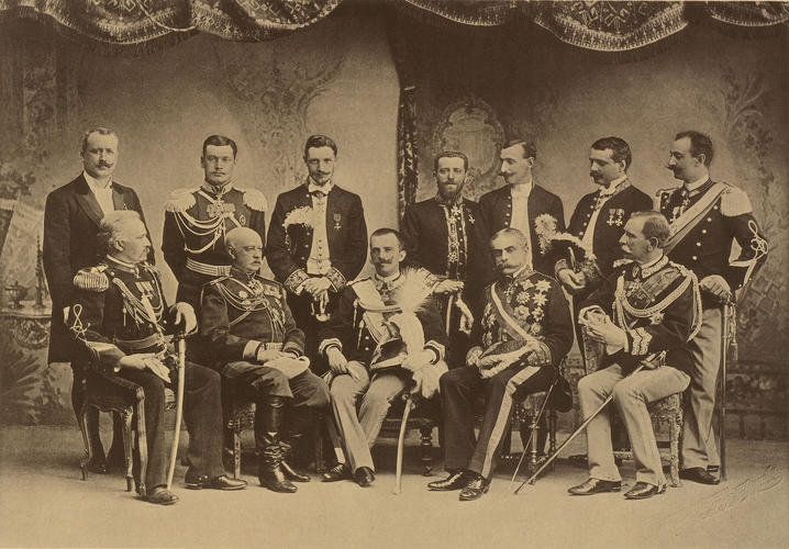 Representatives of Italy at the coronation of Nicholas II, Emperor of Russia