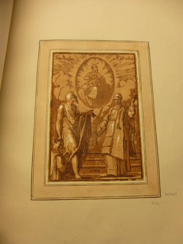 The Virgin and Child appearing to St Stephen The Virgin and Child appearing to St Stephen