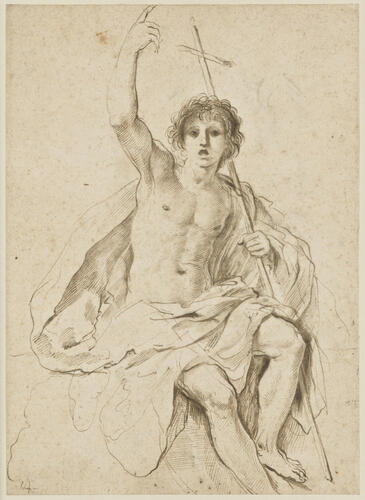 The youthful Saint John the Baptist preaching The youthful Saint John the Baptist preaching