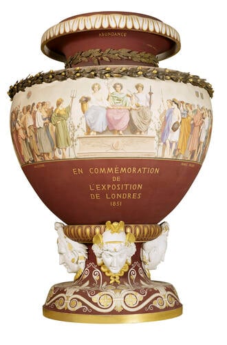 Vase commemorating the Great Exhibition