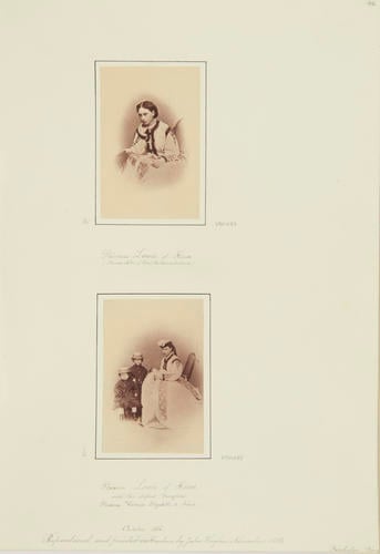 Princess Louis of Hesse, 1866 [in Portraits of Royal Children Vol. 10 1866-67]