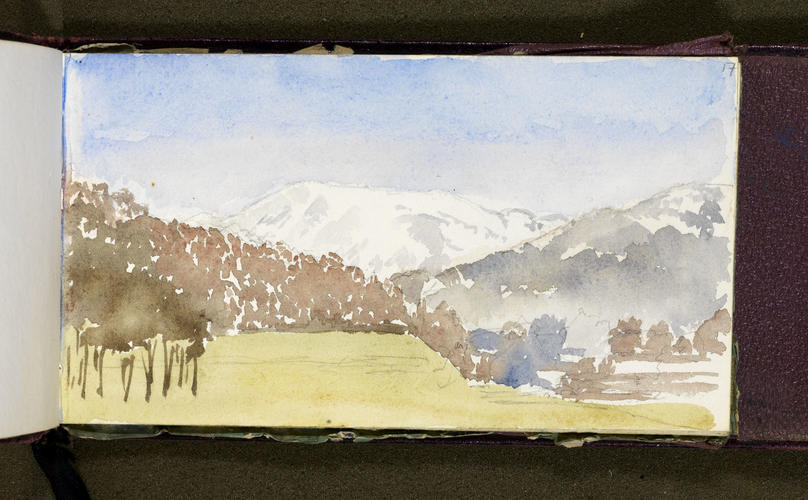 Master: Queen Victoria's Sketch Book 1881 to 1884
Item: A Highland landscape