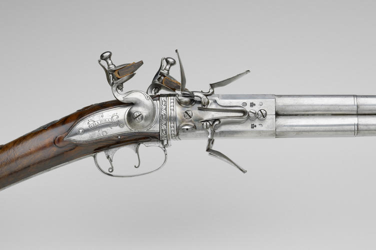 Four-barrelled flintlock carbine