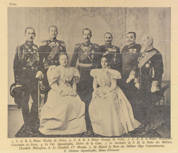 Representatives of Greece at the coronation of Nicholas II, Emperor of Russia Representatives of Greece at the coronation of Nicholas II, Emperor of Russia